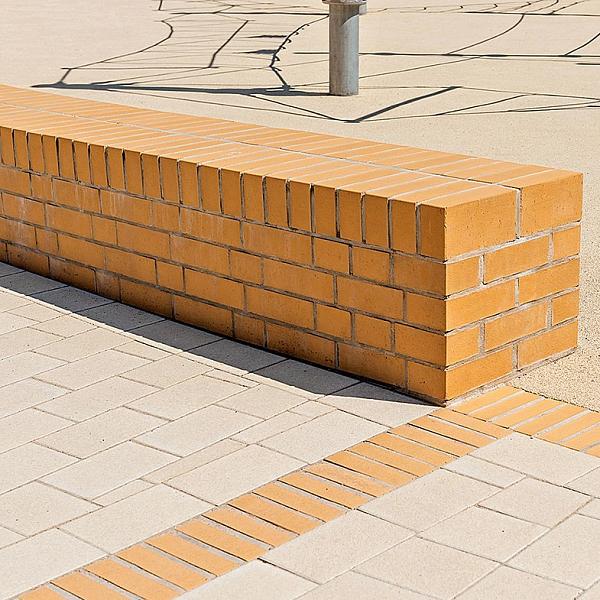 Тротуарный кирпич Westerwalder Klinker Classic 200x100x40мм PK81 Niederlausitzer Gelb 