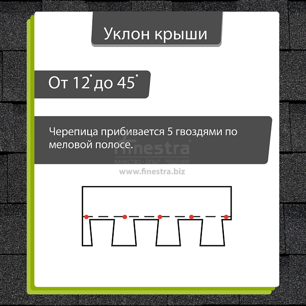 Ламинированная черепица Docke PIE EUROPA DRAGON 2.38м2/уп
