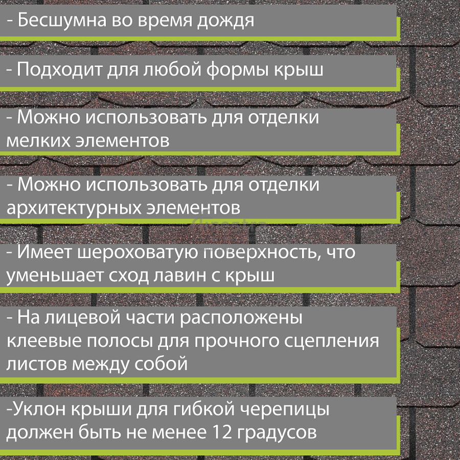 Гибкая черепица Docke PIE PREMIUM Женева 3.1м2/уп