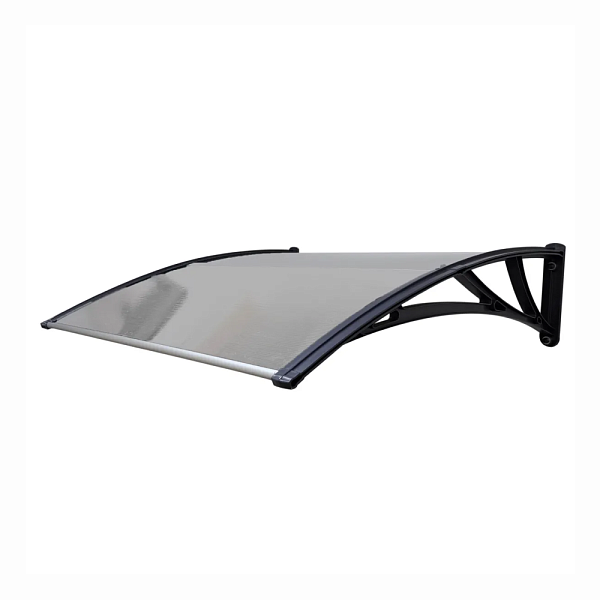 Козырек Fakro StopRain 1200мм усиленный NEW Графит (кронштейн черный)