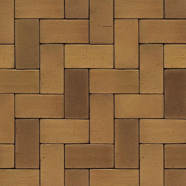 Тротуарный кирпич Westerwalder Klinker Classic 200x100x40мм PK86 Hellbraun-Bunt