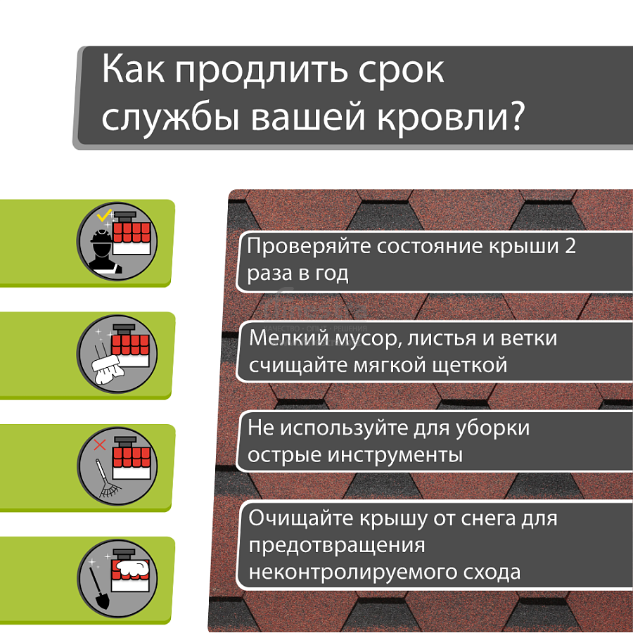 Гибкая черепица Docke PIE PREMIUM Шеффилд 3м2/уп