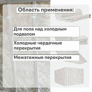 Теплоизоляция Vetonit Теплый Дом-ТВИН 50х1220х5490мм  0.670м3  13.4м2 /Е/Т 63196
