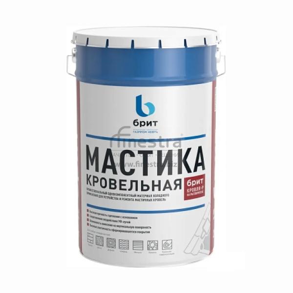 Мастика кровельная гидроизоляционная Брит, Кровля-Р, 20 кг