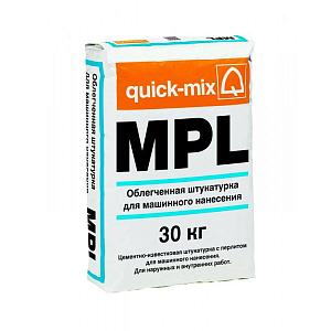 Купить MPL Облегченная штукатурка Quick-mix для машинного нанесения, 25кг 72395 wa, водоотталкивающая, серая (Снято с производства) в Иркутске
