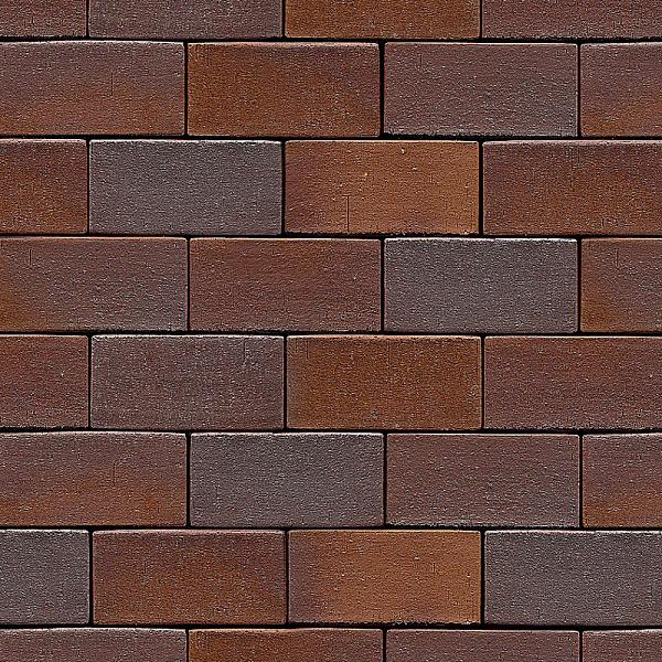 Тротуарный кирпич Westerwalder Klinker Classic 200x100x40мм PK84 Rotbraun-Bunt