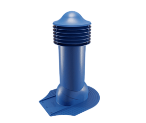 Купить Труба вентиляционная Viotto для мягкой кровли при монтаже (утепленная, d110 мм, h550 мм) RAL 5005 Сигнальный синий в Иркутске