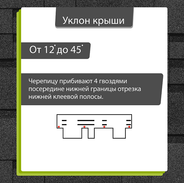 Гибкая черепица Docke КОМФОРТ Афины 4,1м2/уп Асфальт