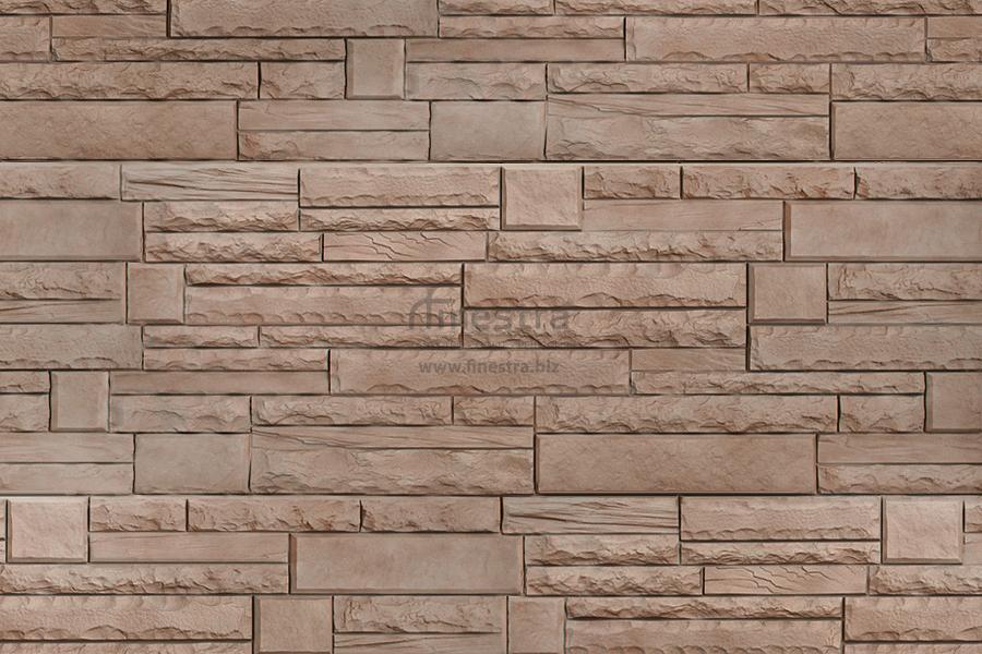 Фасадная панель (камень скалистый)  Альта-Профиль 1160x450x23мм