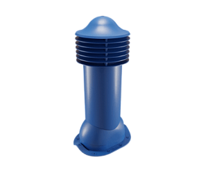 Купить Труба вентиляционная Viotto для металлочерепицы (утепленная, d150 мм, h650 мм) RAL 5005 Сигнальный синий в Иркутске