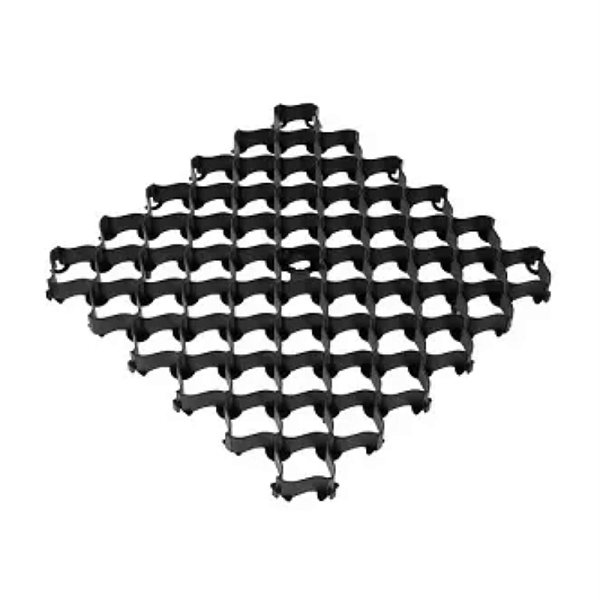 Решётка усиленная с высоким профилем (0.5х0.5 м) Чёрная