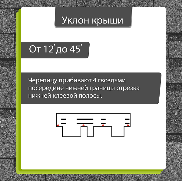 Гибкая черепица Docke КОМФОРТ Афины 4,1м2/уп Титан